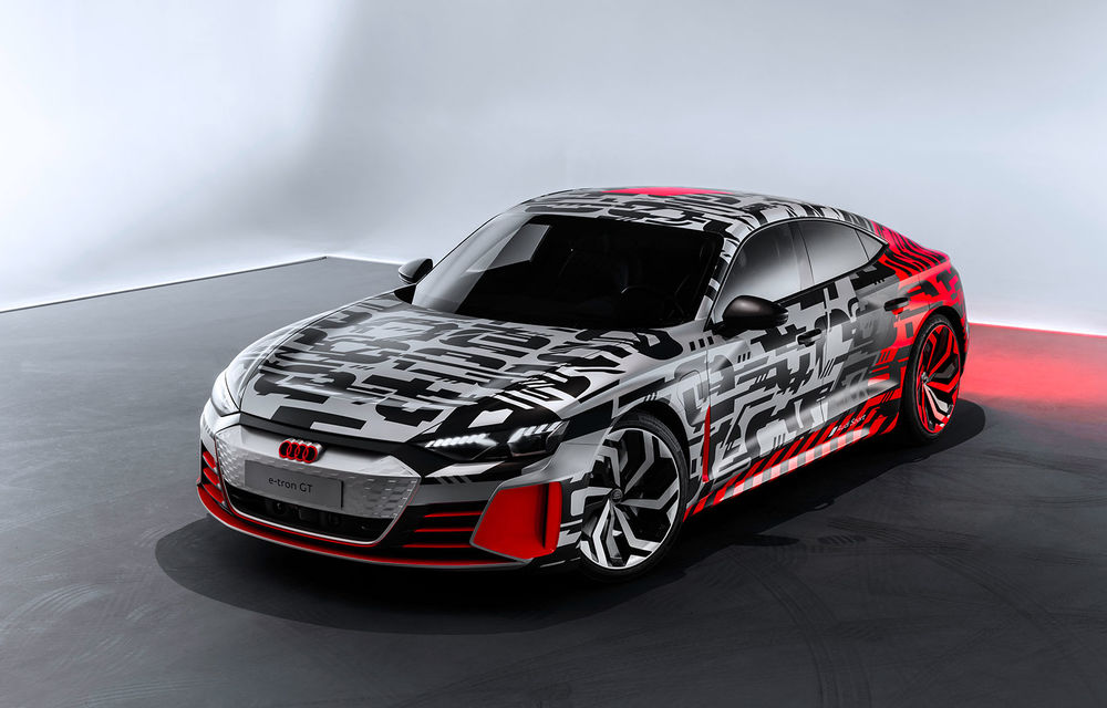 Update: Teasere noi cu viitorul Audi e-tron GT: partea frontală, parțial dezvăluită - Poza 2
