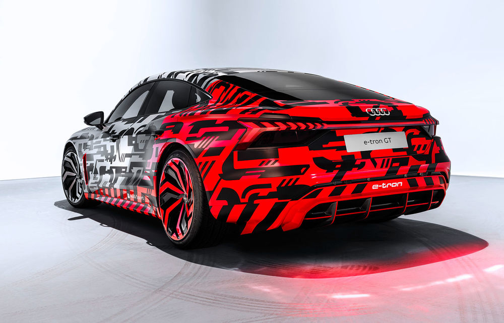 Update: Teasere noi cu viitorul Audi e-tron GT: partea frontală, parțial dezvăluită - Poza 4