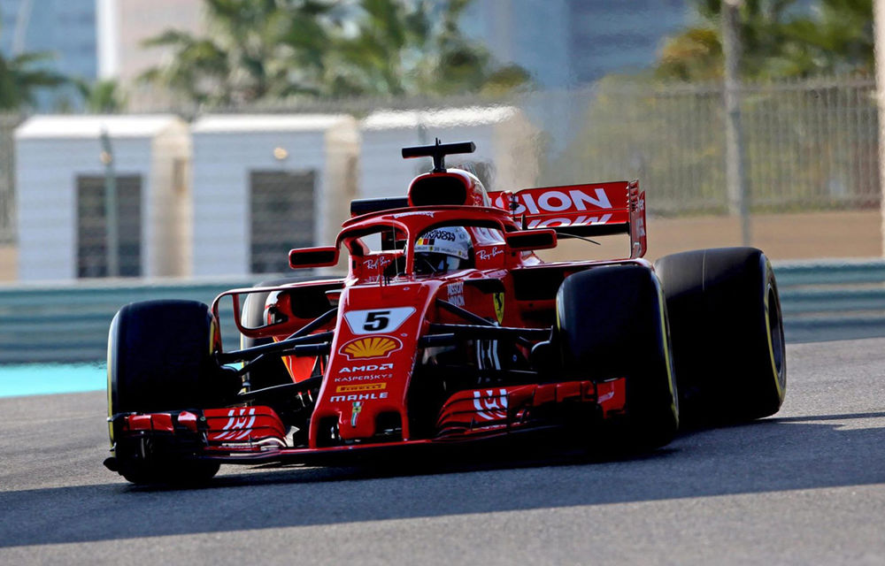 Ferrari a dominat testele din Abu Dhabi: Vettel și Leclerc, cei mai buni timpi - Poza 1