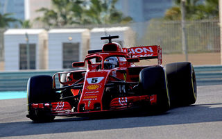Ferrari a dominat testele din Abu Dhabi: Vettel și Leclerc, cei mai buni timpi