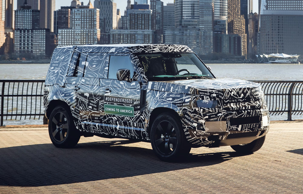 Primele imagini cu noua generație Land Rover Defender: modelul off-road, testat sub camuflaj înainte de prezentarea din 2019 - Poza 13