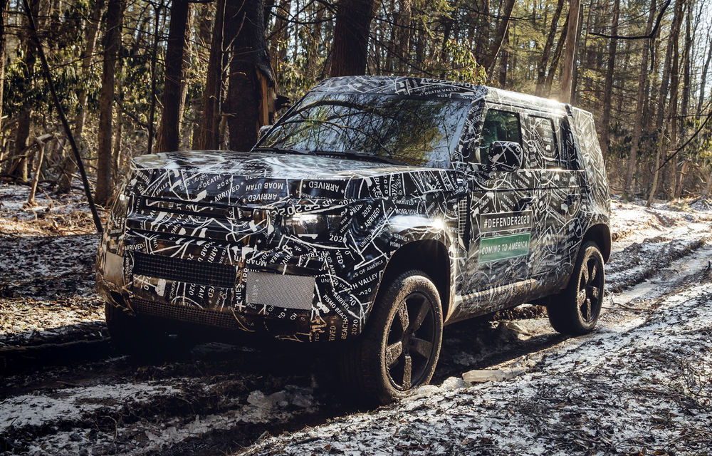 Primele imagini cu noua generație Land Rover Defender: modelul off-road, testat sub camuflaj înainte de prezentarea din 2019 - Poza 4