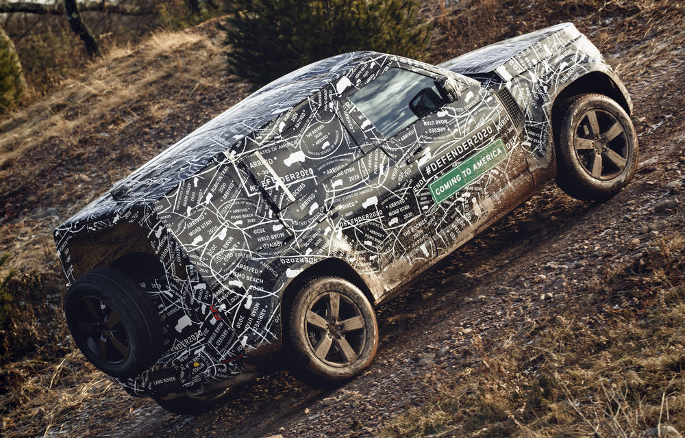 Primele imagini cu noua generație Land Rover Defender: modelul off-road, testat sub camuflaj înainte de prezentarea din 2019 - Poza 11