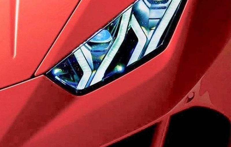 Prima imagine teaser cu viitorul Lamborghini Hurcan facelift: modificări estetice discrete și mici îmbunătățiri la nivelul performanțelor - Poza 1