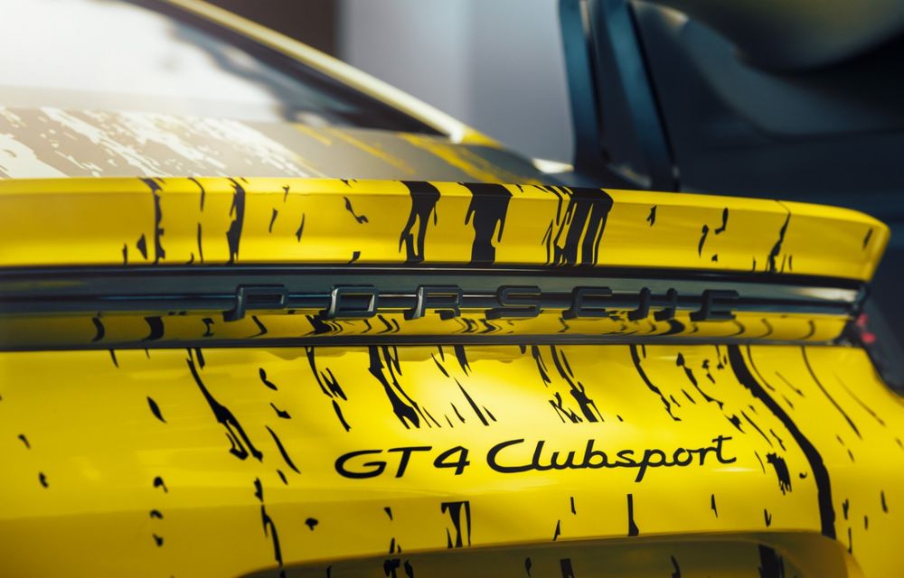 Porsche a prezentat noul 718 Cayman GT4 Clubsport: suspensie preluată de la 911 GT3 Cup și portiere fabricate dintr-un amestec de fibre organice - Poza 14
