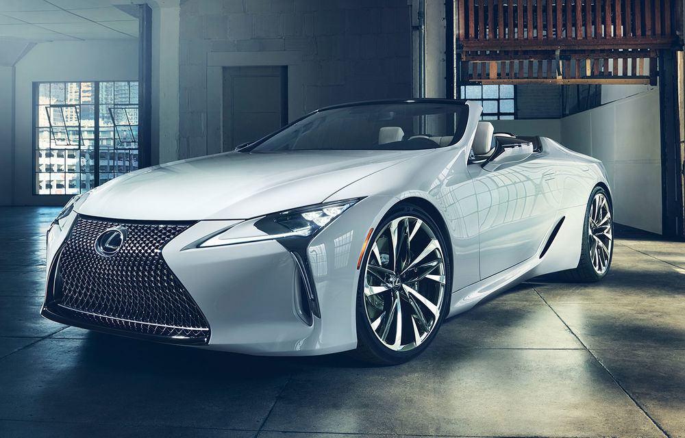 Primele imagini cu Lexus LC Convertible Concept: prototipul niponilor va fi expus la Detroit și anunță o versiune de serie - Poza 1
