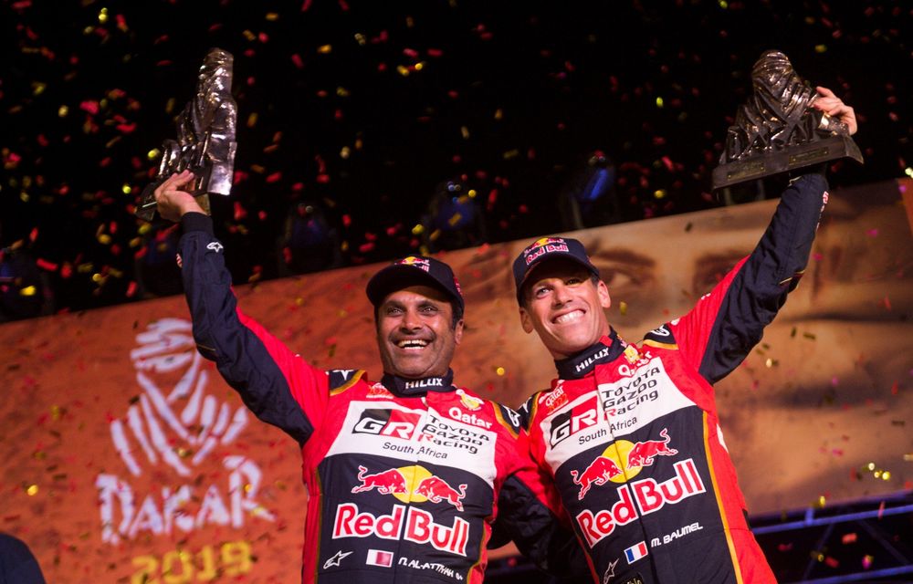 Nasser Al-Attiyah câștigă pentru a treia oară în carieră Raliul Dakar: Toyota obține prima victorie în cea mai dură competiție de rally raid din lume - Poza 7