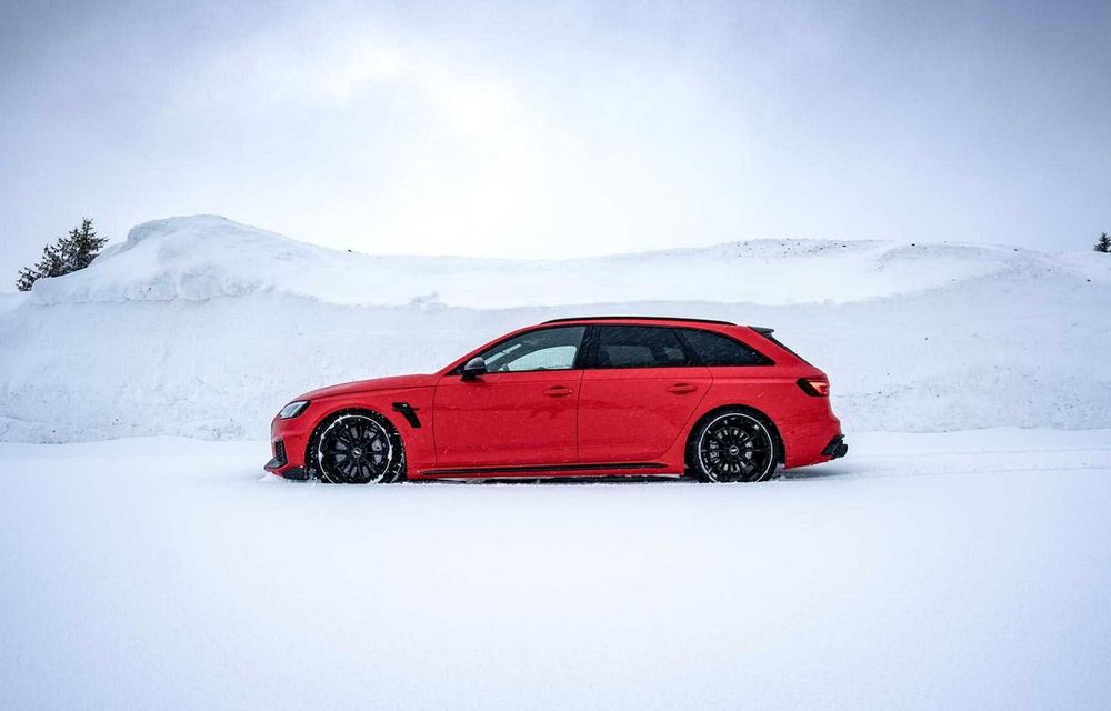 Audi RS4 Avant primește un pachet de performanță semnat de ABT: 530 CP și 680 Nm pentru break-ul german - Poza 5