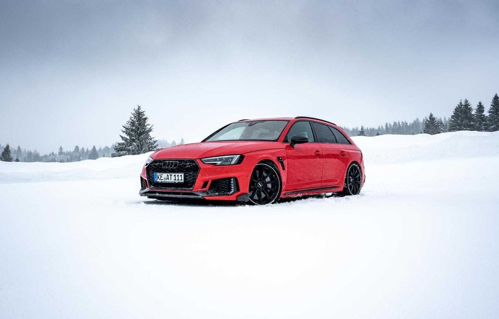 Audi RS4 Avant primește un pachet de performanță semnat de ABT: 530 CP și 680 Nm pentru break-ul german - Poza 6