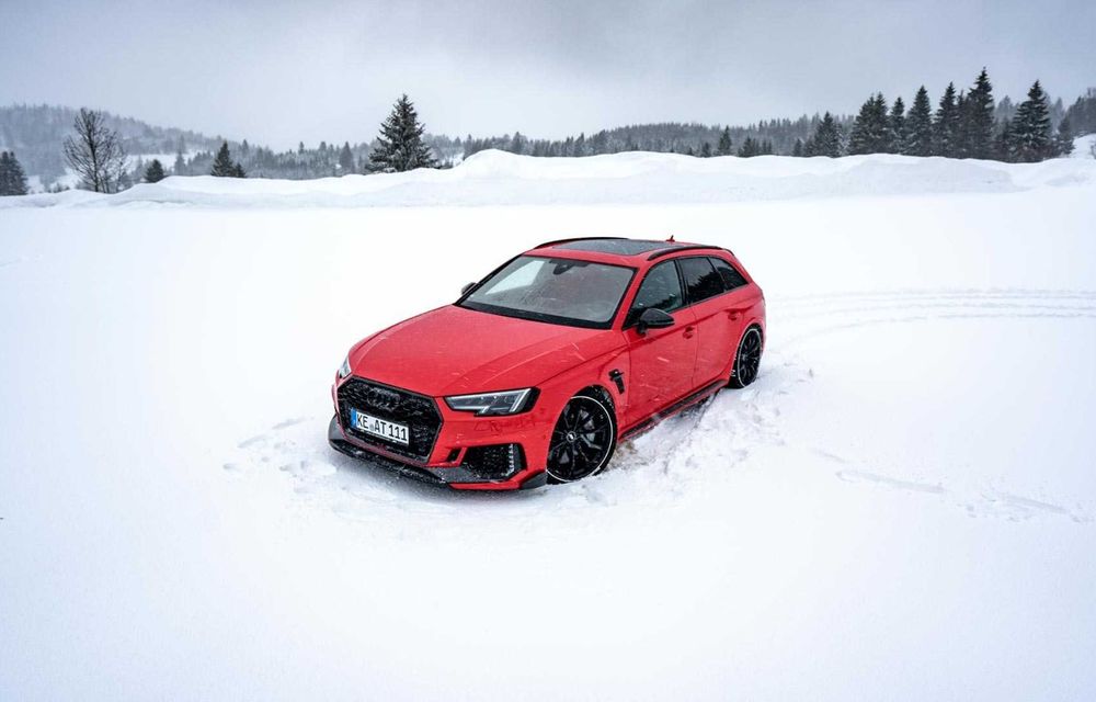 Audi RS4 Avant primește un pachet de performanță semnat de ABT: 530 CP și 680 Nm pentru break-ul german - Poza 7