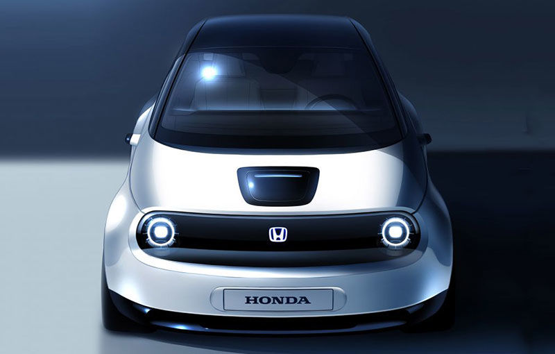 Versiunea de pre-serie a primului model electric Honda va fi prezentată la Geneva: prima imagine teaser - Poza 1