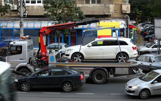 Ridicarea mașinilor parcate neregulamentar în București ar putea începe în primăvară: taxa pentru recuperare este de 500 de lei