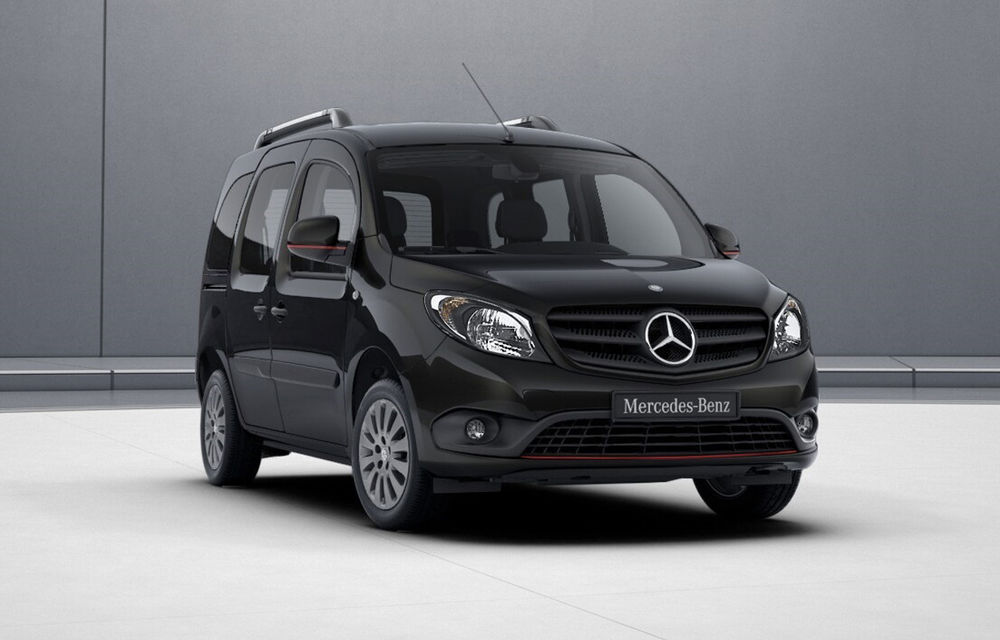 Îmbunătățiri pentru Mercedes-Benz Citan Tourer: utilitara de persoane primește un motor nou de la Renault și un pachet estetic sportiv - Poza 1