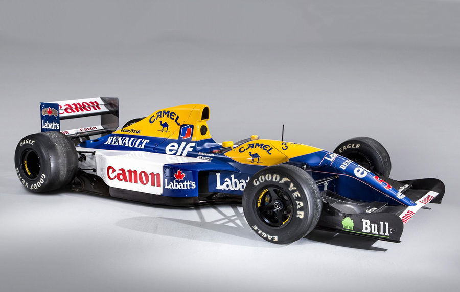 Monopostul cu care Nigel Mansell a concurat în Formula 1 în 1992