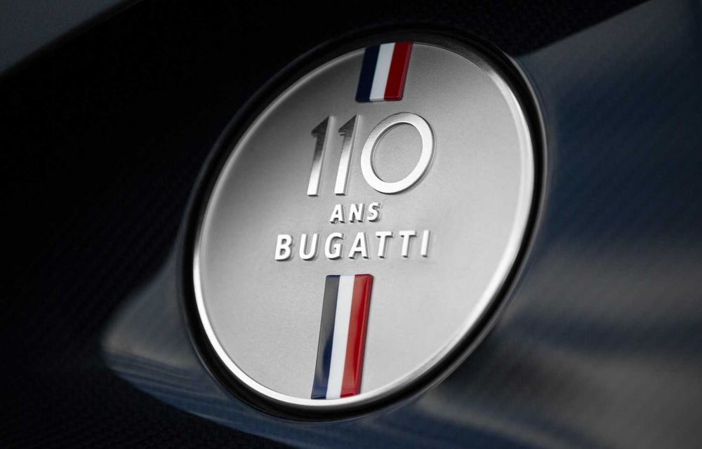 Bugatti împlinește 110 ani și lansează o ediție specială bazată pe Chiron Sport: producția va fi limitată la 20 de unități - Poza 8