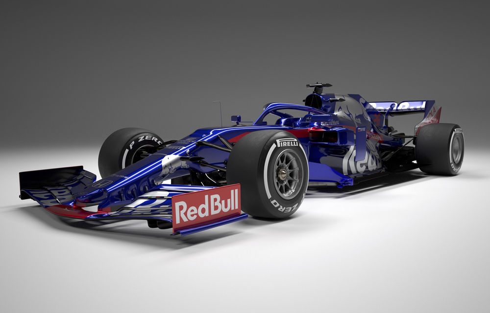 Toro Rosso prezintă noul monopost pentru sezonul 2019: a doua echipă Red Bull mizează pe aceleași culori - Poza 5