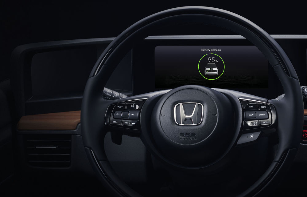Honda a publicat prima imagine cu interiorul versiunii de pre-serie a primului său model electric: prezentarea oficială are loc în 5 martie - Poza 4
