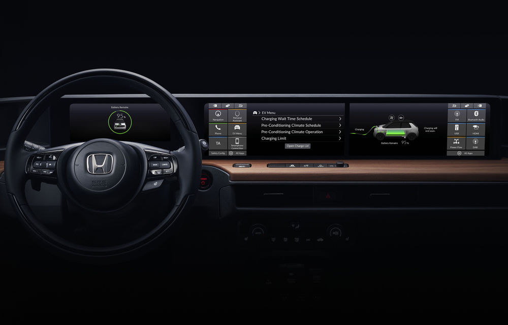 Honda a publicat prima imagine cu interiorul versiunii de pre-serie a primului său model electric: prezentarea oficială are loc în 5 martie - Poza 1