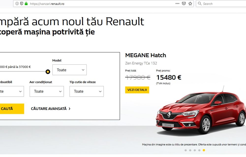 Renault România lansează o platformă de vânzări online: modele disponibile în stoc la prețuri promoționale - Poza 2