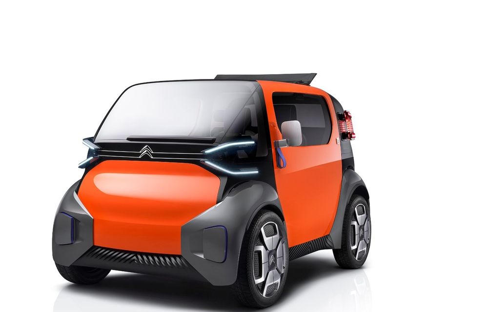 Citroen Ami One vine la Geneva: conceptul electric are autonomie de 100 km și poate fi condus fără permis - Poza 1