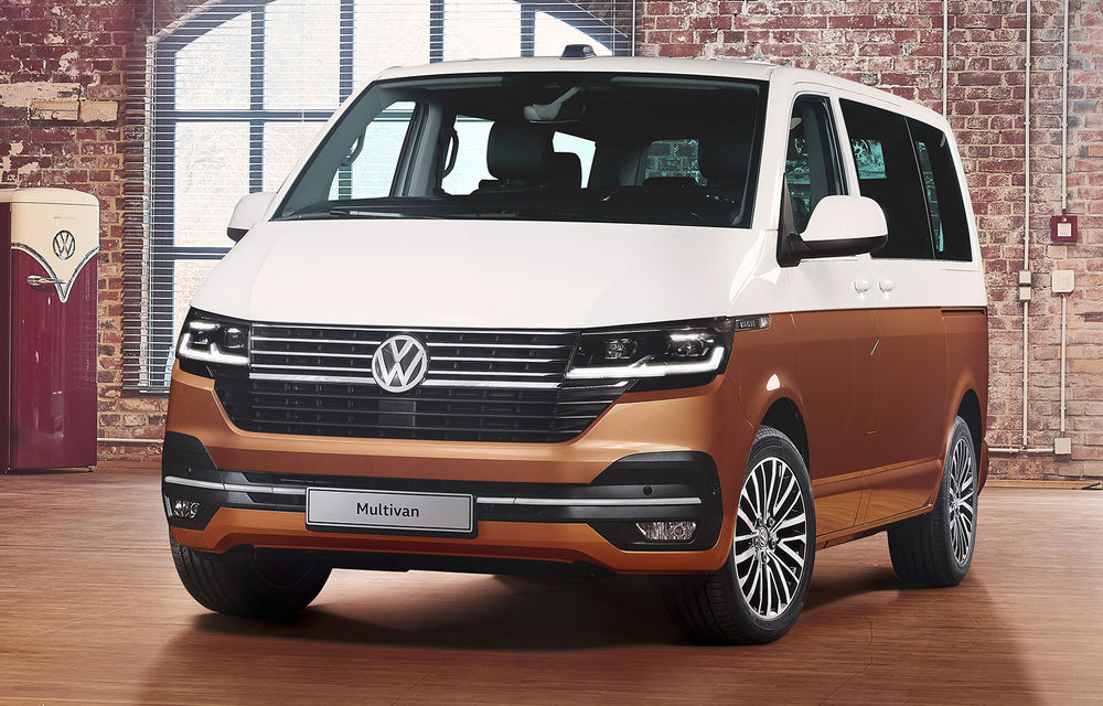 Volkswagen Multivan facelift: instrumentar digital de bord, numeroase sisteme de siguranță și versiune electrică dezvoltată cu ajutorul tunerului ABT - Poza 1