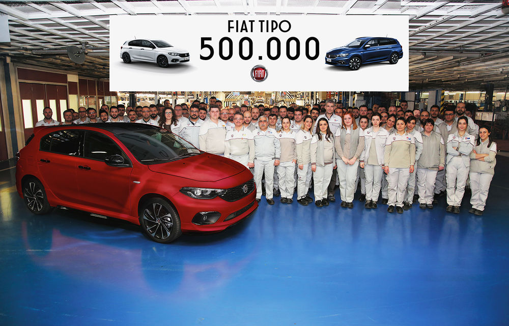 Fiat a produs 500.000 de unități Tipo: borna a fost atinsă în doar 3 ani de la debut - Poza 1