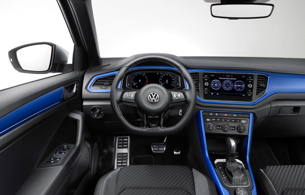 Volkswagen a prezentat noul T-Roc R: motor TSI de 2.0 litri cu 300 CP și 400 Nm, tracțiune integrală și 0-100 km/h în 4.9 secunde: debut la Geneva - Poza 21