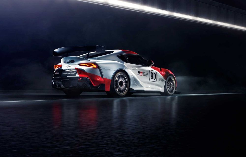 Toyota Supra ar putea primi o versiune dedicată circuitului: japonezii prezintă conceptul GR Supra GT4 - Poza 4