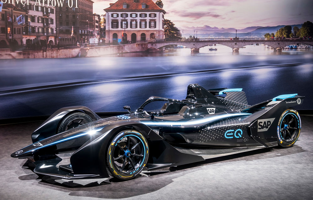 Mercedes-Benz expune conceptul viitorului monopost de Formula E: EQ Silver Arrow 01 va concura în competiția de electrice în sezonul 2019-2020 - Poza 2