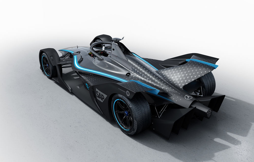 Mercedes-Benz expune conceptul viitorului monopost de Formula E: EQ Silver Arrow 01 va concura în competiția de electrice în sezonul 2019-2020 - Poza 3