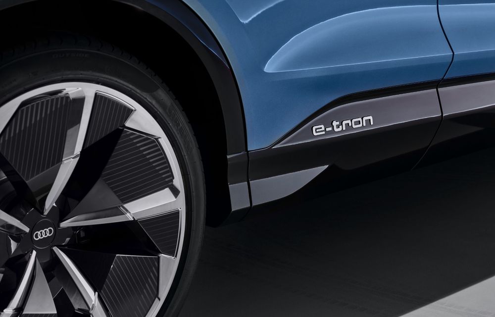 Audi prezintă conceptul Q4 e-tron: SUV-ul electric are tracțiune integrală, peste 300 CP și autonomie de 450 km: versiune de serie la sfârșit de 2020 - Poza 16