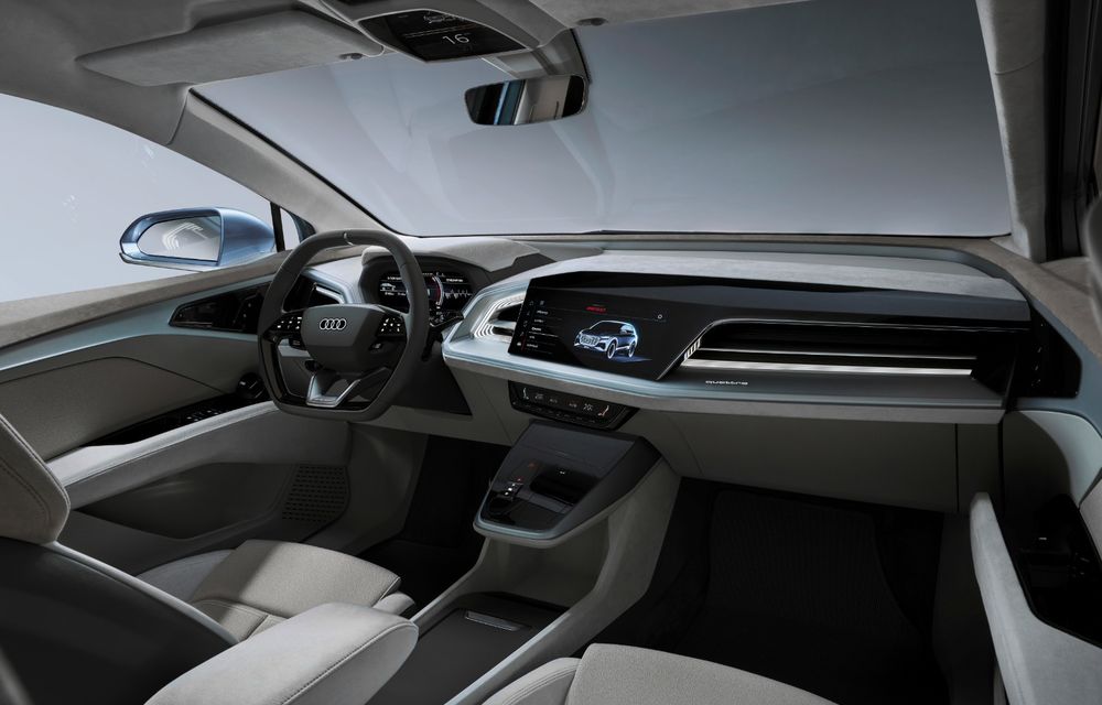 Audi prezintă conceptul Q4 e-tron: SUV-ul electric are tracțiune integrală, peste 300 CP și autonomie de 450 km: versiune de serie la sfârșit de 2020 - Poza 18
