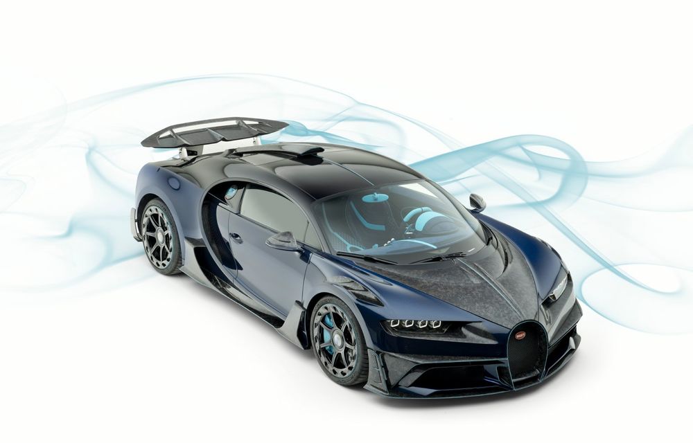 Mansory Centuria: primul tuning exterior pentru Bugatti Chiron propune accesorii de caroserie din fibră de carbon - Poza 3