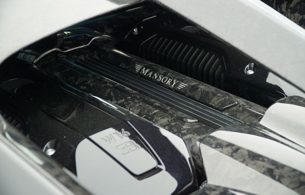 Mansory Centuria: primul tuning exterior pentru Bugatti Chiron propune accesorii de caroserie din fibră de carbon - Poza 8