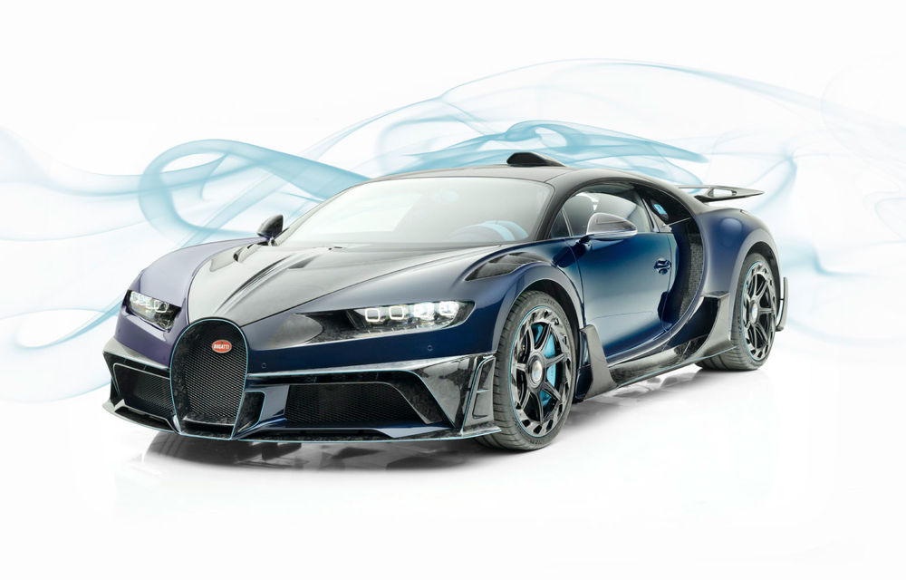Mansory Centuria: primul tuning exterior pentru Bugatti Chiron propune accesorii de caroserie din fibră de carbon - Poza 1