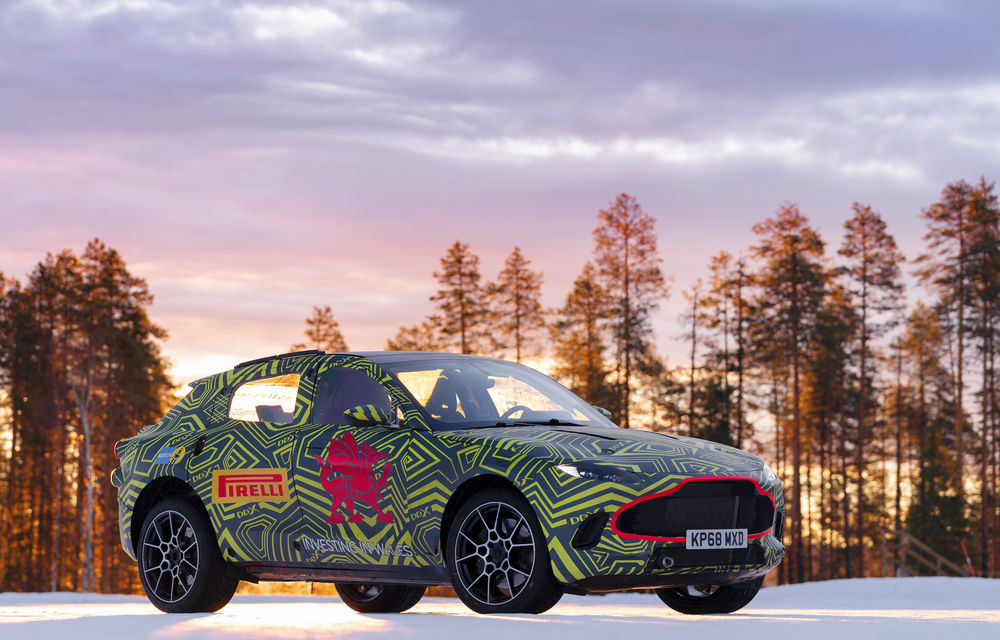 Aston Martin testează prototipul DBX prin zăpezile din Suedia: producția de serie a SUV-ului va începe în 2020 - Poza 7