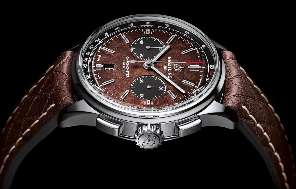 Cadou pentru centenarul Bentley: Breitling lansează un ceas special cu carcasă din aur roșu de 18k - Poza 8