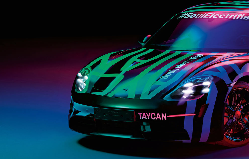Teasere noi cu viitorul Porsche Taycan: primul model electric dezvoltat de constructorul din Stuttgart va fi prezentat în toamna acestui an - Poza 1
