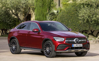 Mercedes-Benz GLC Coupe facelift: SUV-ul premium primește modificări estetice minore și o gamă nouă de motoare