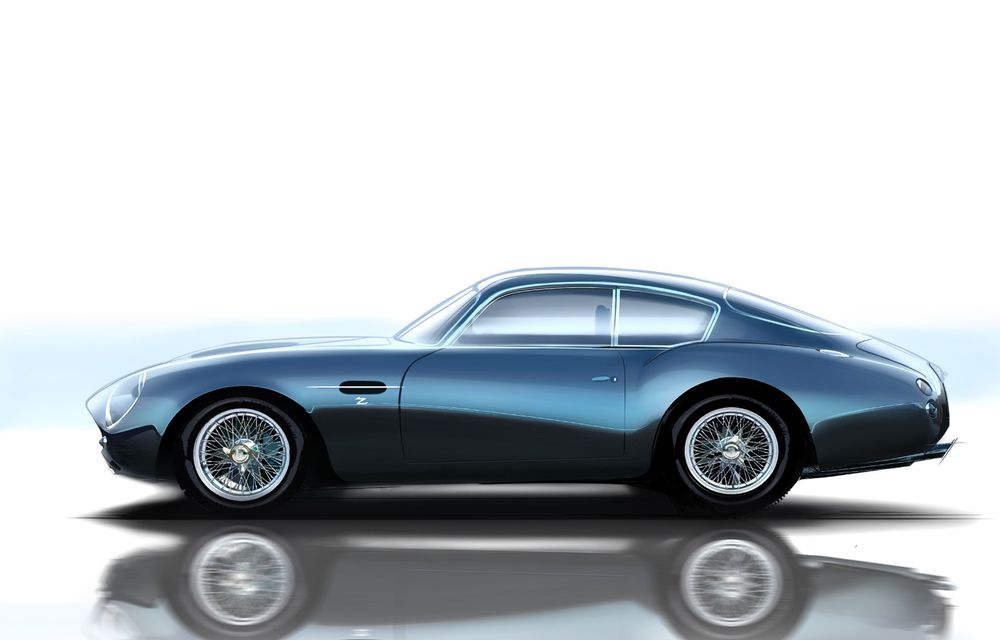 Primele schițe oficiale cu viitorul Aston Martin DBS GT Zagato: ediție specială cu doar 19 exemplare pentru centenarul casei de design Zagato - Poza 2