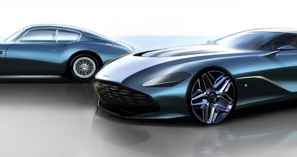 Primele schițe oficiale cu viitorul Aston Martin DBS GT Zagato: ediție specială cu doar 19 exemplare pentru centenarul casei de design Zagato - Poza 6