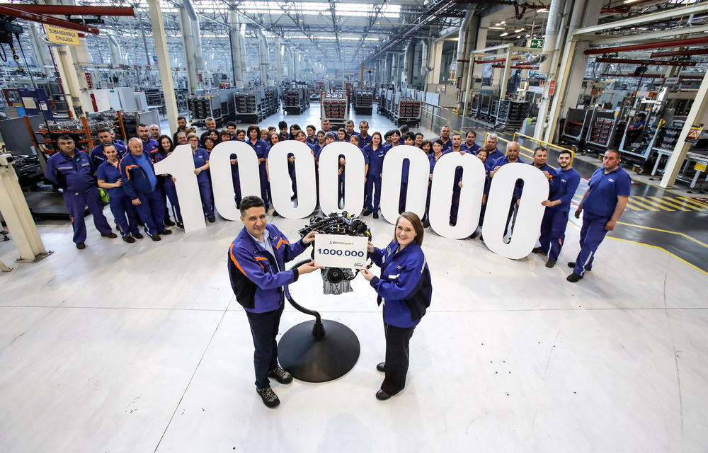Ford a produs un milion de motoare 1.0 EcoBoost la uzina din Craiova: performanța a fost atinsă în șapte ani - Poza 1