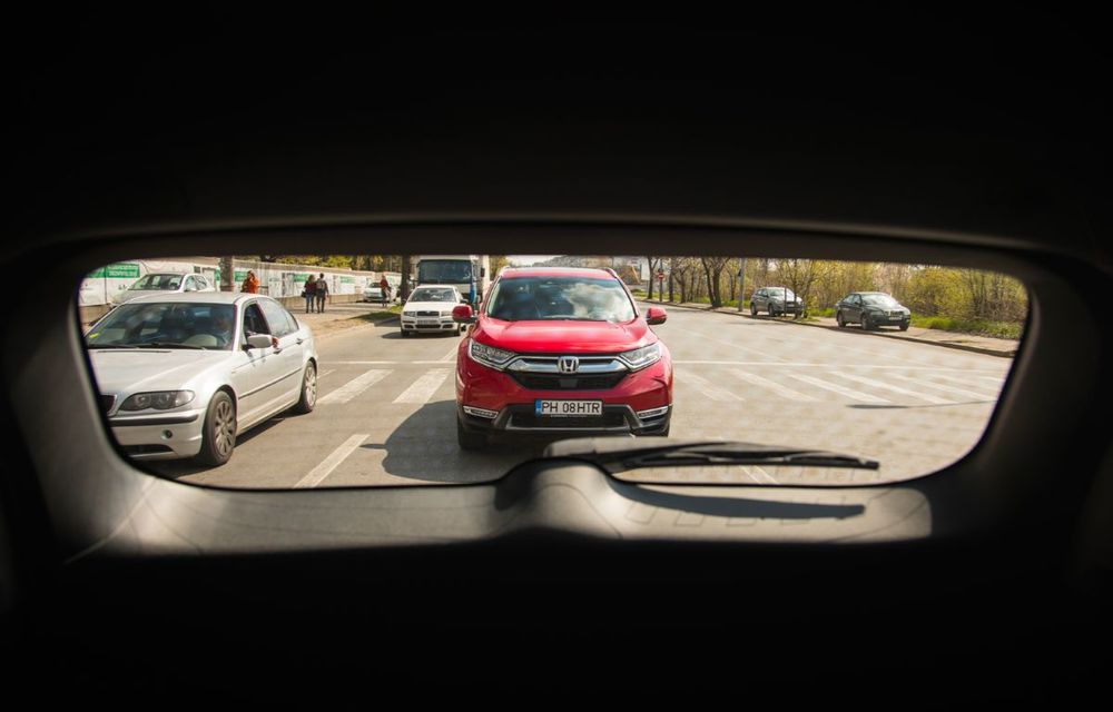 Comparativ de consum: Honda CR-V hibrid vs. Honda CR-V benzină în traficul din București - Poza 46