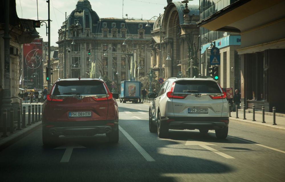 Comparativ de consum: Honda CR-V hibrid vs. Honda CR-V benzină în traficul din București - Poza 36