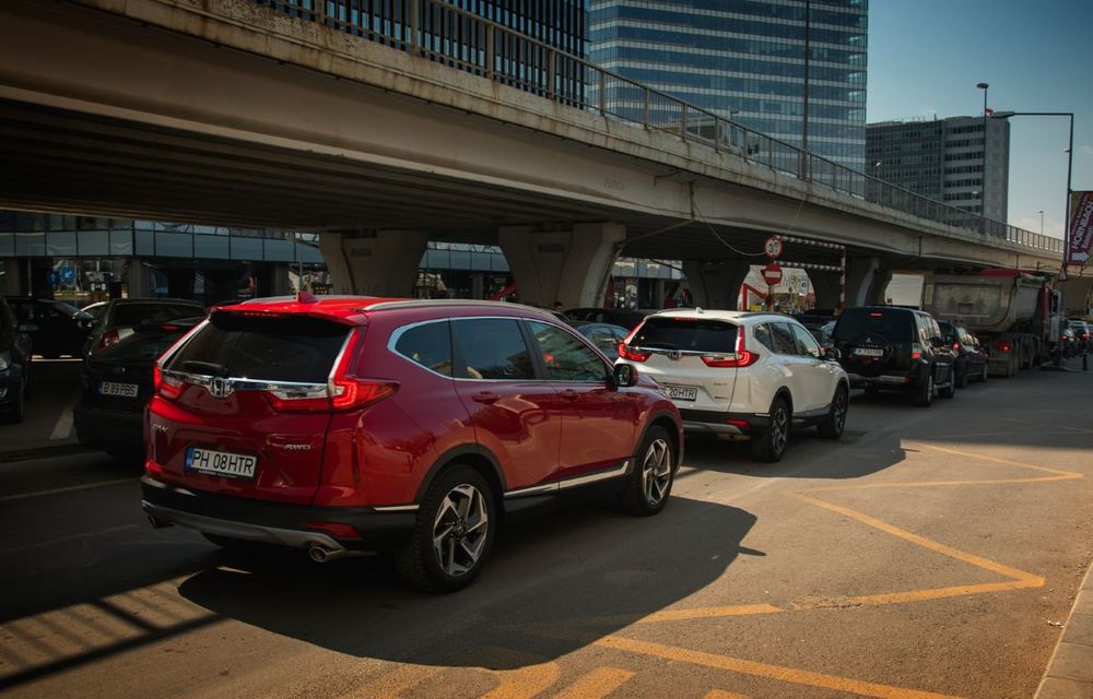 Comparativ de consum: Honda CR-V hibrid vs. Honda CR-V benzină în traficul din București - Poza 10
