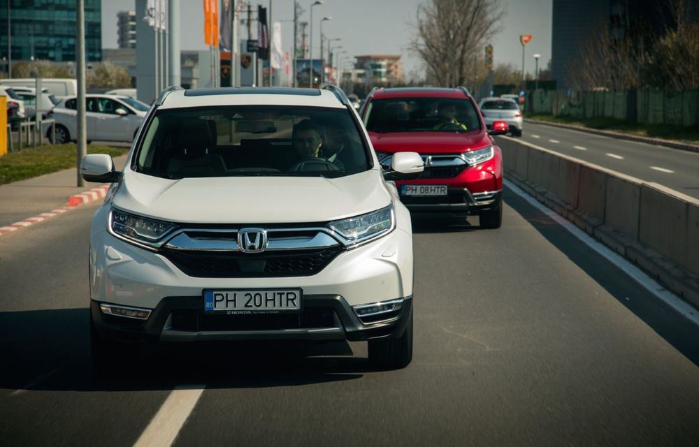 Comparativ de consum: Honda CR-V hibrid vs. Honda CR-V benzină în traficul din București - Poza 5