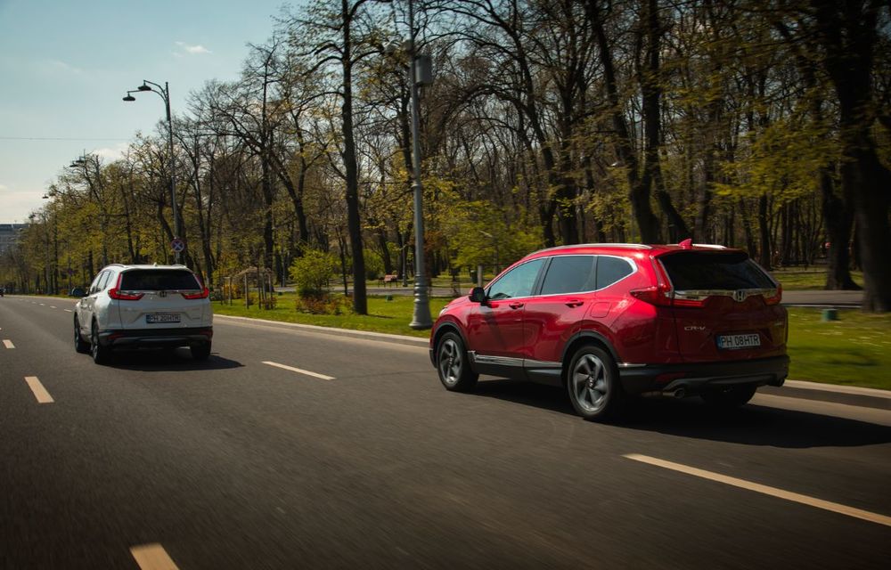Comparativ de consum: Honda CR-V hibrid vs. Honda CR-V benzină în traficul din București - Poza 23