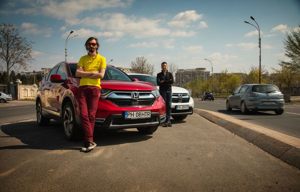 Comparativ de consum: Honda CR-V hibrid vs. Honda CR-V benzină în traficul din București - Poza 42