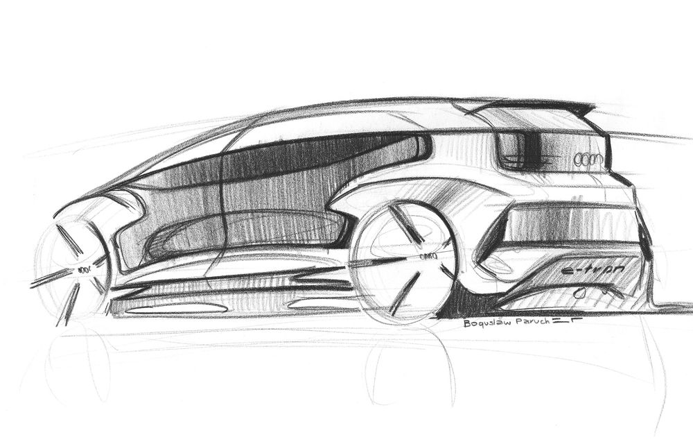 Primele schițe cu Audi AI:me: conceptul electric și autonom va fi prezentat în 15 aprilie - Poza 2