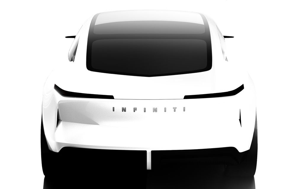 Primul teaser cu viitorul concept Infiniti Qs Inspiration: prototipul anunță un viitor sedan de performanță - Poza 1